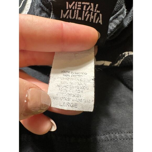 Metal Mulisha Black T Shirt Size Large - Picture 5 of 7